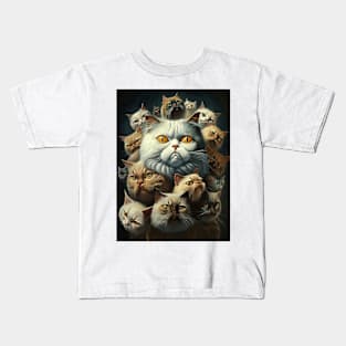 Lots of the Cats Kids T-Shirt